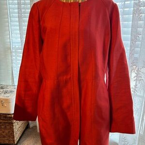 Elegant Burnt Orange/Red Women's Jacket